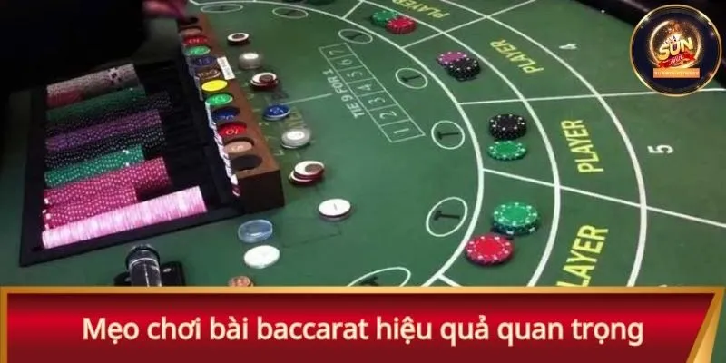 Mẹo chơi bài baccarat hiệu quả quan trọng