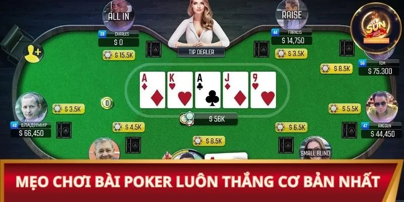 Mẹo chơi bài Poker luôn thắng cơ bản nhất