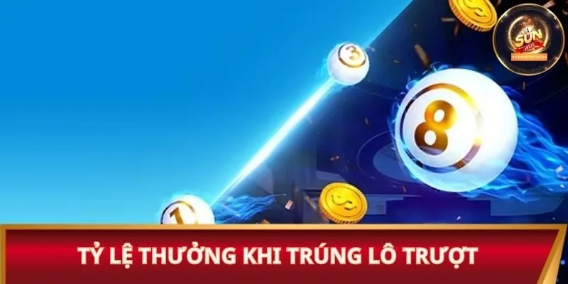 Tỷ lệ thưởng khi trúng lô trượt