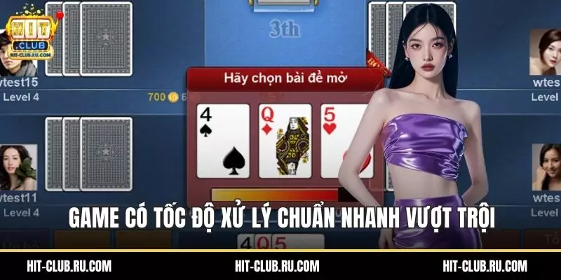 Xì Tố – Trò Chơi Bài Chiến Thuật Cuốn Hút Từng Ván Game có tốc độ xử lý chuẩn nhanh vượt trội