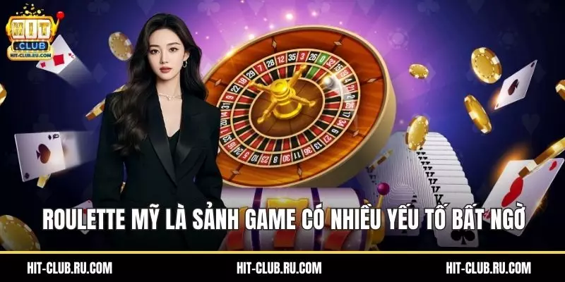 Roulette Online – Vòng Quay Casino Chuẩn Mực, Thưởng Lớn Roulette Mỹ là sảnh game có nhiều yếu tố bất ngờ