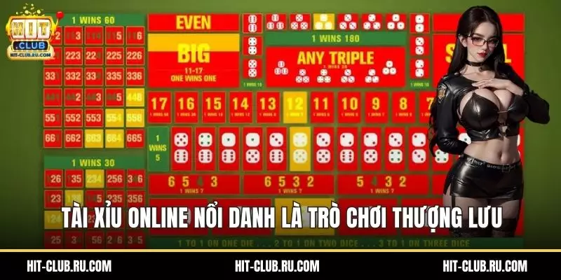 Tài xỉu online nổi danh là trò chơi thượng lưu